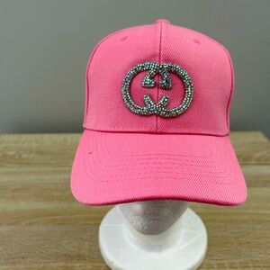 Custom rhinestone  GG hat!!